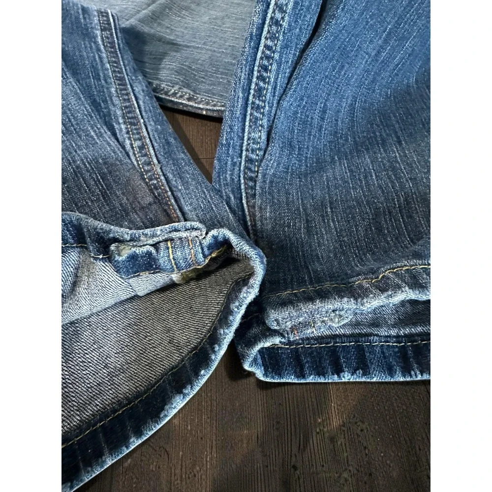 Cinch White Label Jeans Mens 36x34 Blue Relaxed Straight Western Cowboy MB92834